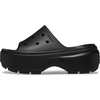 Crocs Women’s Stomp Slides | Casual Sandals(Black)