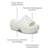 Crocs Women’s Stomp Slides | Casual Sandals(Chalk)