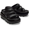 Crocs unisex-adult Mega Crush Triple Strap Sandal | Casual Sandals(Black)