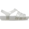 Crocs Girls’ Isabella Glitter Sandals(Silver Glitter)