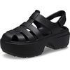 Crocs Unisex Adult Stomp Fisherman Sandal(Black)