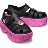 Crocs Women’s Sanrio My Melody/Kuromi Stomp Sandals(Black/Pink)