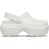 Crocs Women’s Stomp Clog Slip-on Shoes | Casual Shoes(Chalk)