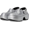 Crocs Women’s Stomp Clog Slip-on Shoes | Casual Shoes(Silver)