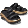 Crocs unisex-adult Mega Crush Triple Strap Sandal | Casual Sandals(Black/Gold Metallic)