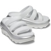 Crocs unisex-adult Mega Crush Triple Strap Sandal | Casual Sandals(Moonlight/Silver Metallic)