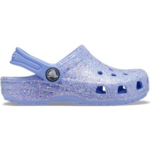 Crocs Kids Classic Glitter Clog | Casual Shoes(Moon Jelly)
