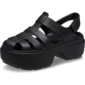 Crocs Unisex Adult Stomp Fisherman Sandal(Black)