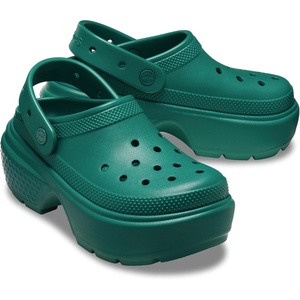 Crocs Women’s Stomp Clog Slip-on Shoes | Casual Shoes(Emerald)