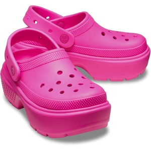 Crocs Women’s Stomp Clog Slip-on Shoes | Casual Shoes(Pink Crush)