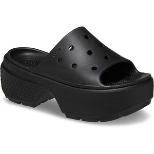 Crocs Women’s Stomp Slides | Casual Sandals(Black)