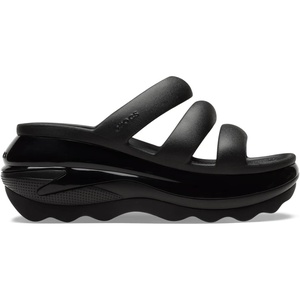 Crocs unisex-adult Mega Crush Triple Strap Sandal | Casual Sandals(Black)