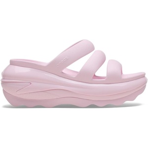 Crocs unisex-adult Mega Crush Triple Strap Sandal | Casual Sandals(Pink Milk)