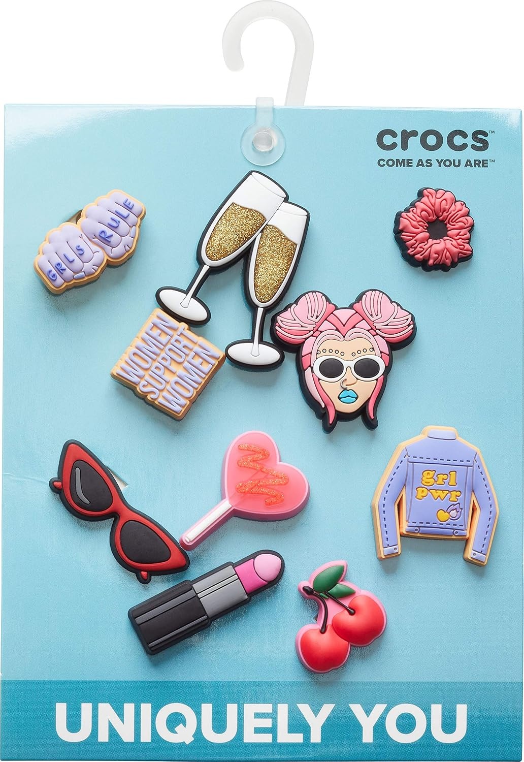 image:imageCrocs Jibbitz 5Pack Trendy Shoe Charms Jibbitz for CrocsGirl Power