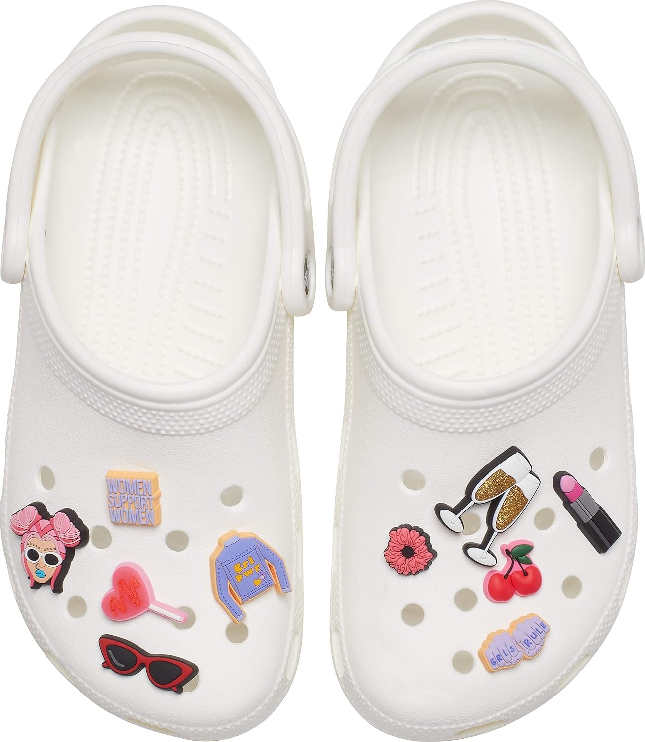 image:imageCrocs Jibbitz 5Pack Trendy Shoe Charms Jibbitz for CrocsGirl Power