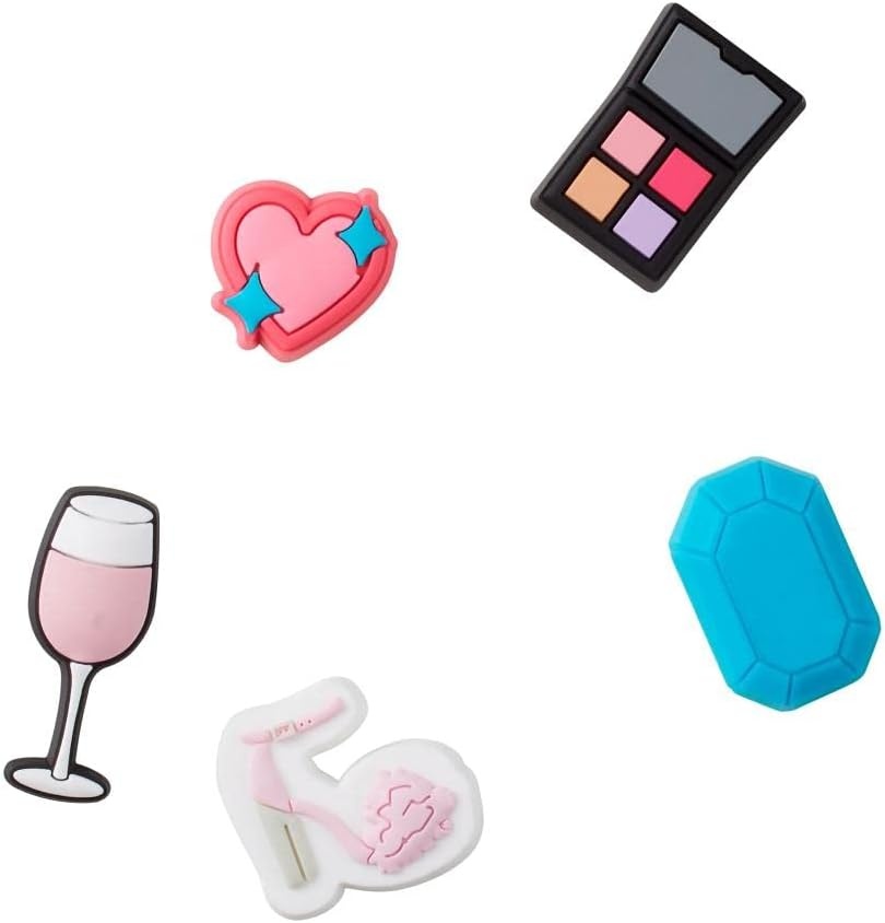 image:imageCrocs Jibbitz 5Pack Trendy Shoe Charms Jibbitz for CrocsGirly Girl