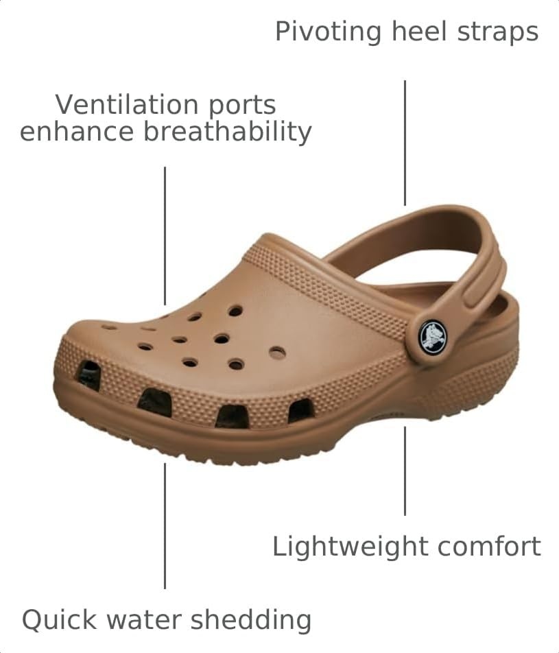 image:imageCrocs Kids Classic Clog Little KidBig KidToddlerMilk Chocolate