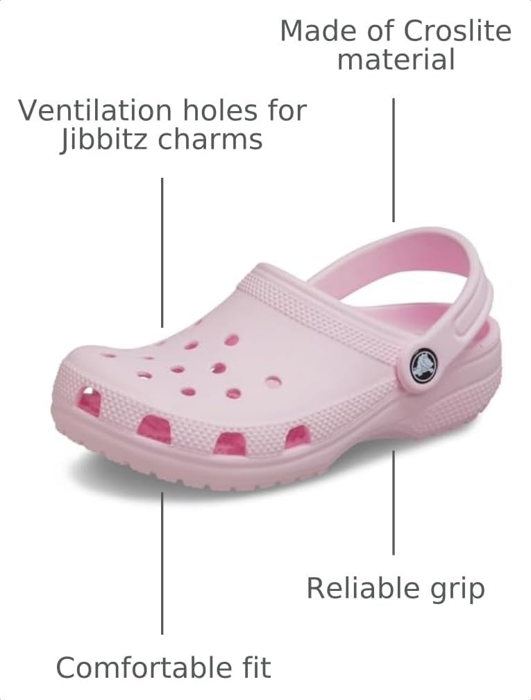 image:imageCrocs Kids Classic Clog Little KidBig KidToddlerPink Milk