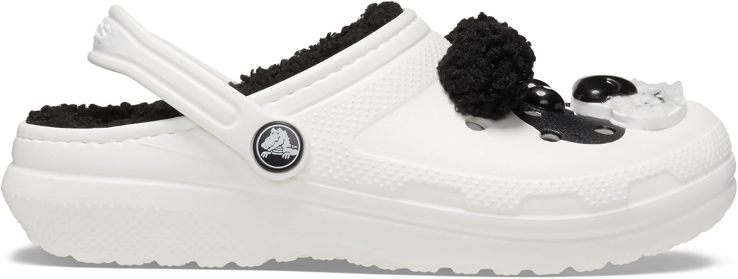 image:imageCrocs Kids Classic Lined I Am ClogsChalkBlack