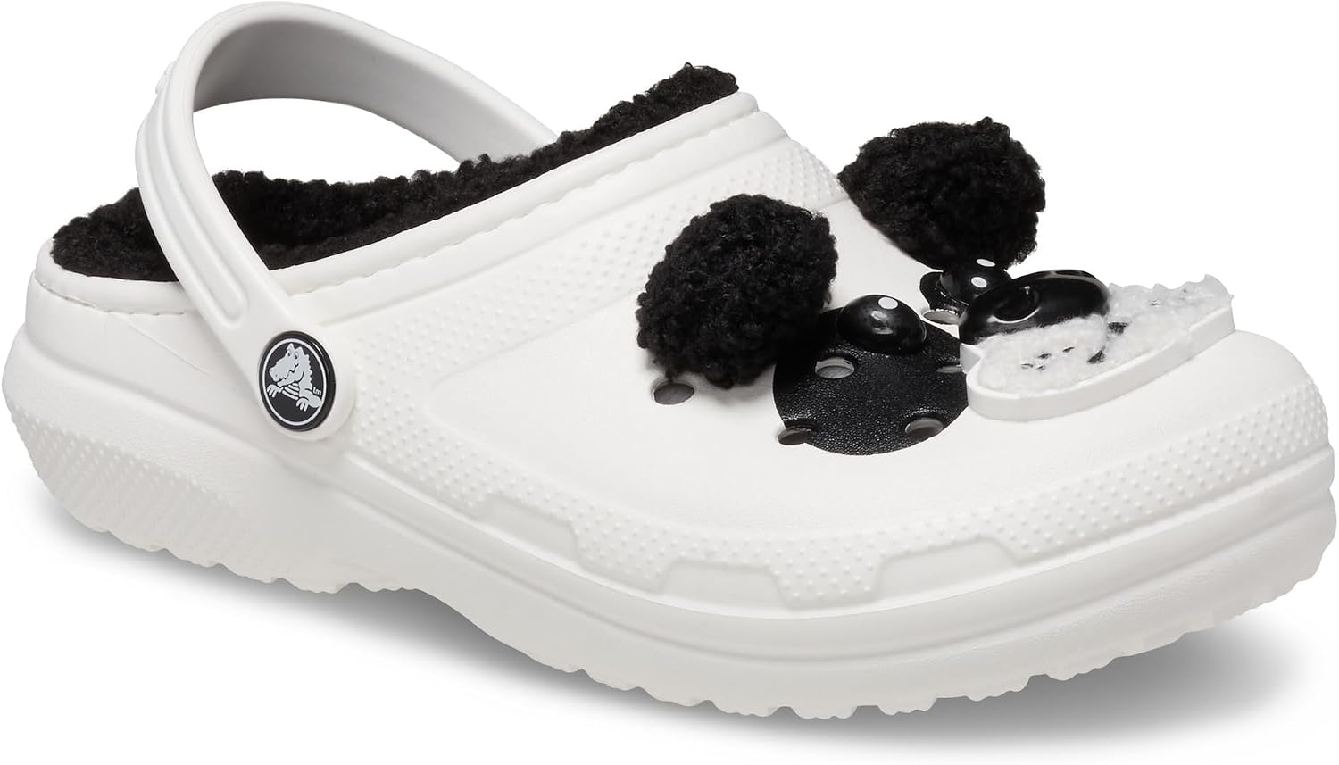 image:imageCrocs Kids Classic Lined I Am ClogsChalkBlack