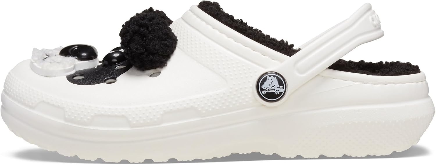 image:imageCrocs Kids Classic Lined I Am ClogsChalkBlack