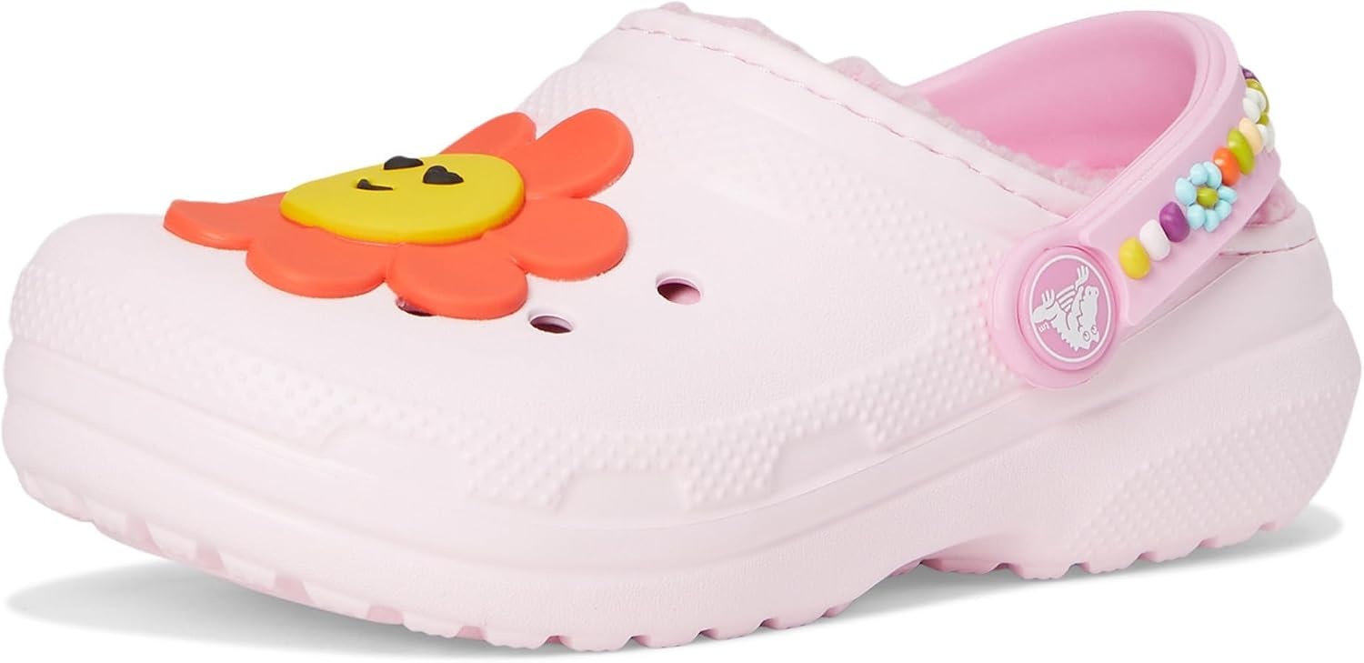 image:imageCrocs Kids Classic Lined I Am ClogsPink MilkDaisy