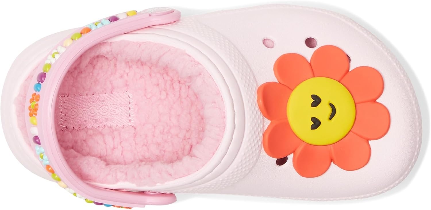 image:imageCrocs Kids Classic Lined I Am ClogsPink MilkDaisy