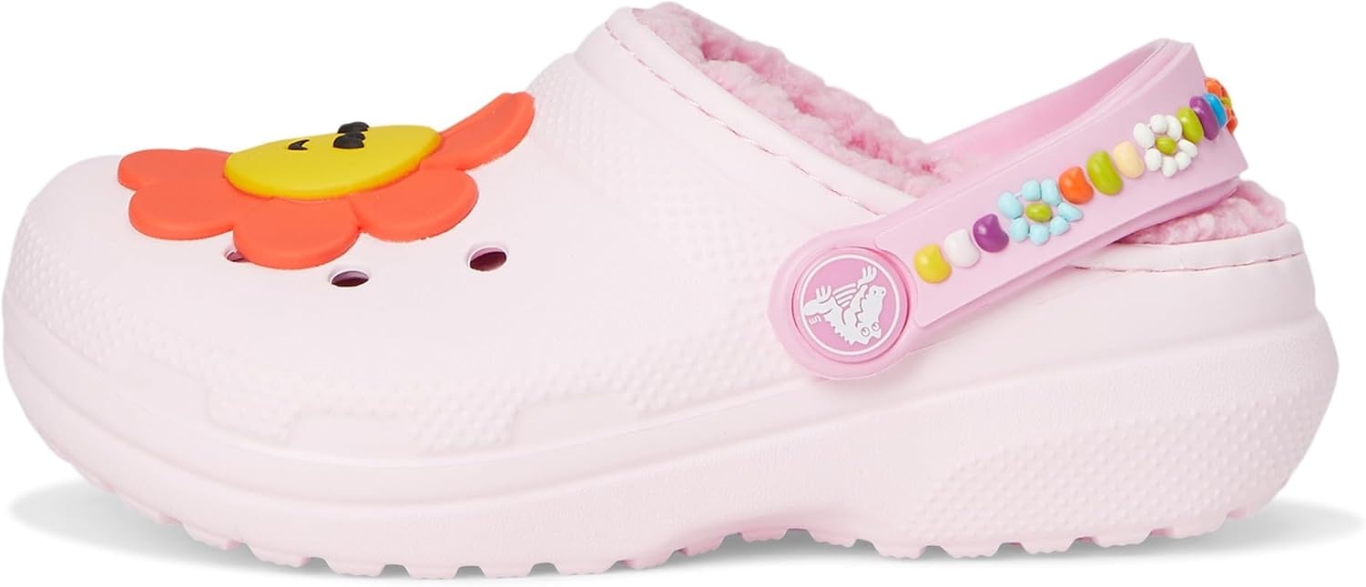 image:imageCrocs Kids Classic Lined I Am ClogsPink MilkDaisy
