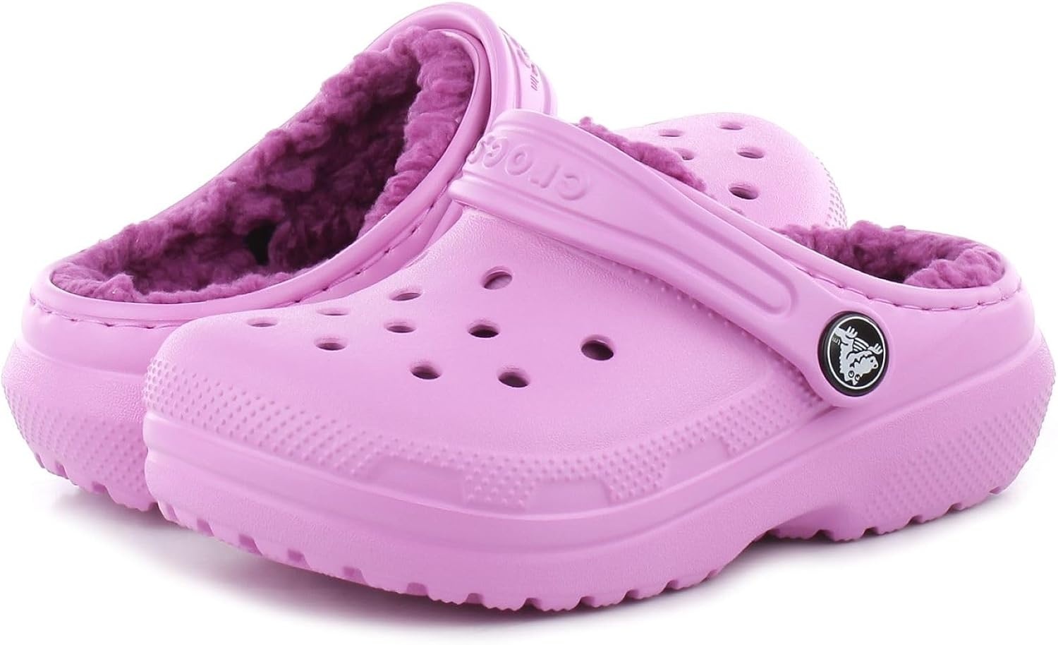 image:imageCrocs Kids Classic Lined Kids Clog Casual ShoesTaffy Pink