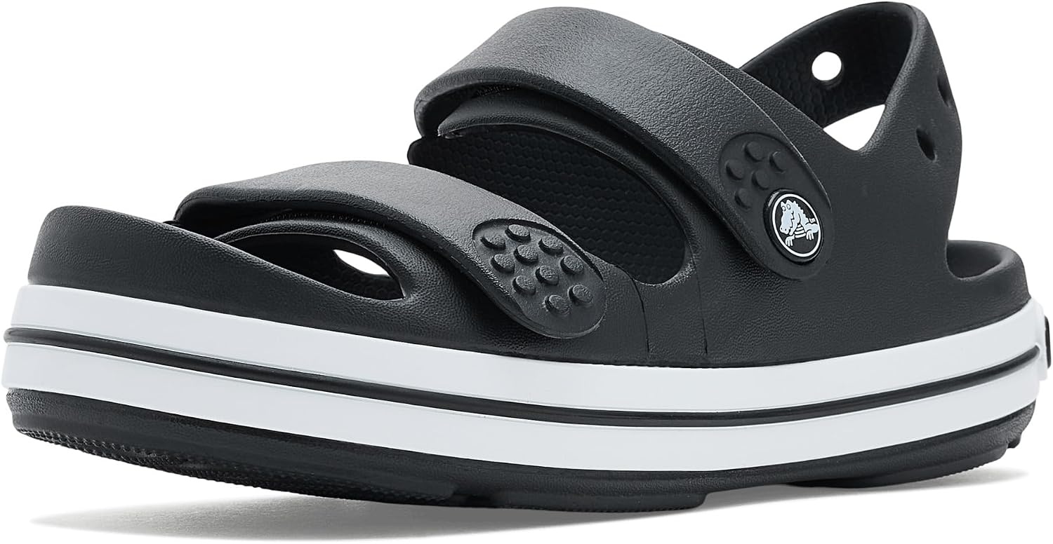image:imageCrocs Kids Crocband Cruiser SandalsBlackWhite