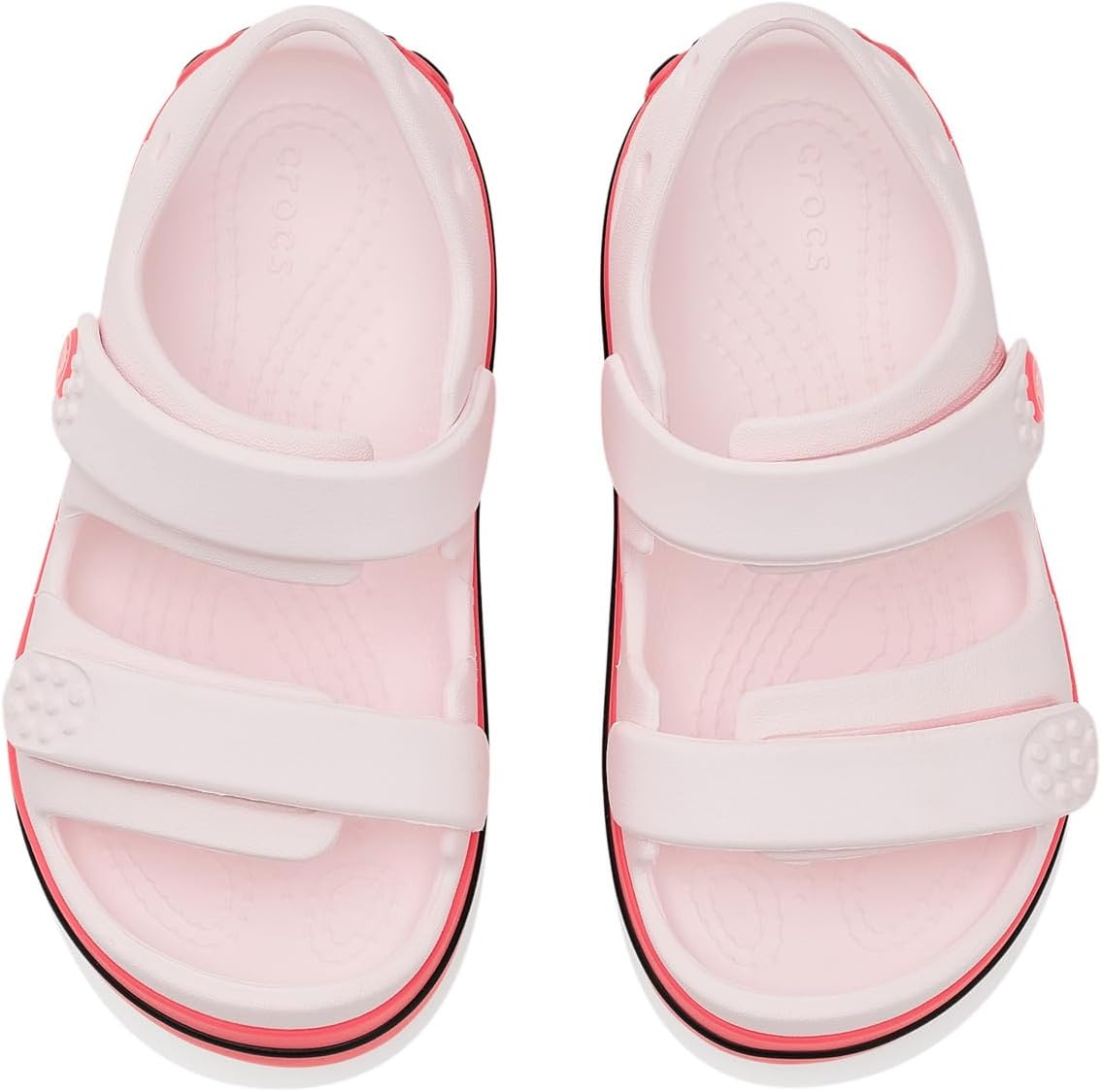 image:imageCrocs Kids Crocband Cruiser SandalsBubble IcePink Blast