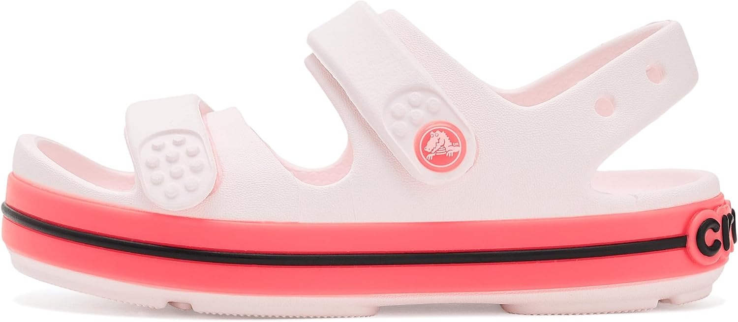 image:imageCrocs Kids Crocband Cruiser SandalsBubble IcePink Blast