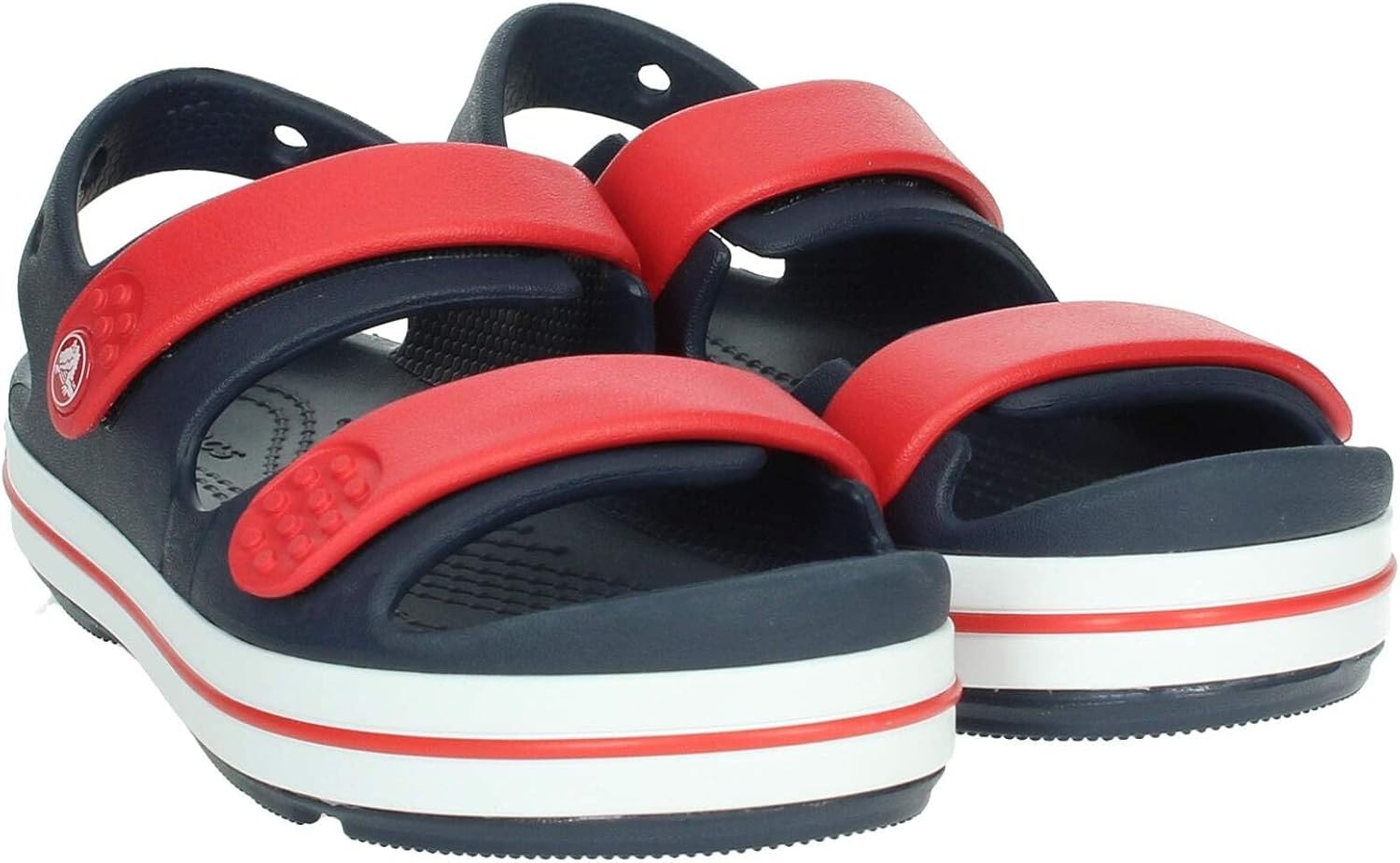 image:imageCrocs Kids Crocband Cruiser SandalsNavyVarsity Red