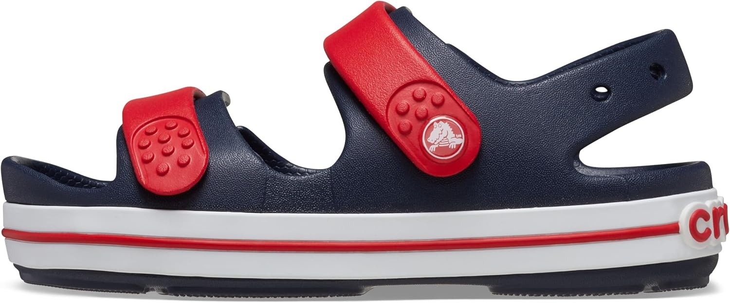 image:imageCrocs Kids Crocband Cruiser SandalsNavyVarsity Red