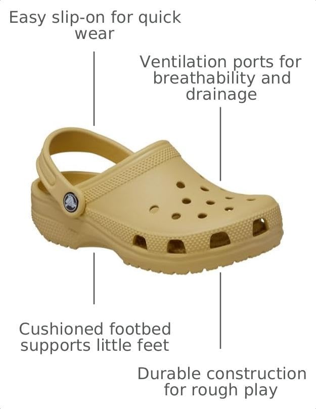 image:imageCrocs Kids Crocsfunlab Buzz Woody Clog ToddlerLittle Kid Casual ShoesWheat