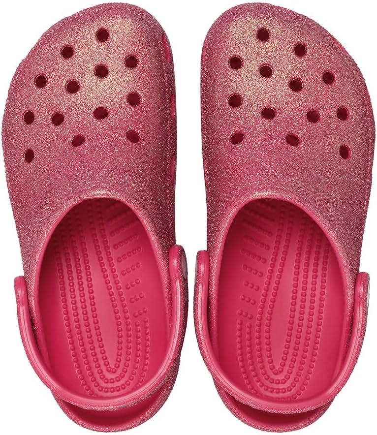 image:imageCrocs Unisex Classic Clogs Glitter Dragon Fruit Men 7 Women 9 Medium Casual Shoes