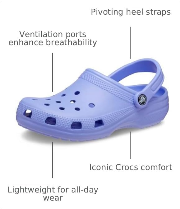 image:imageCrocs UnisexAdult Classic Clog Clogs for Women and MenDigital Violet