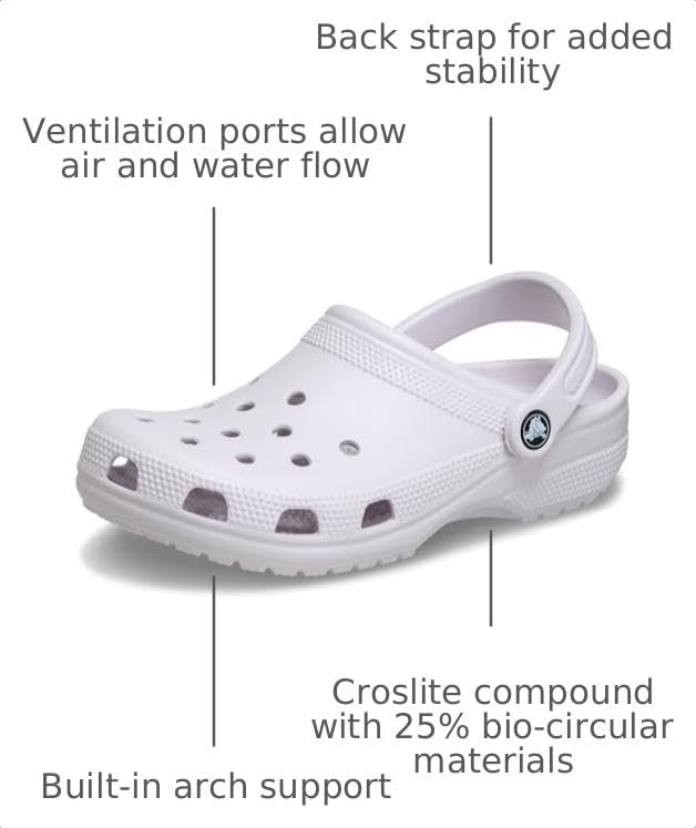 image:imageCrocs UnisexAdult Classic Clog Clogs for Women and MenGrape Ice