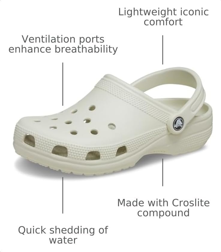 image:imageCrocs UnisexAdult Classic Clog Clogs for Women and MenLinen