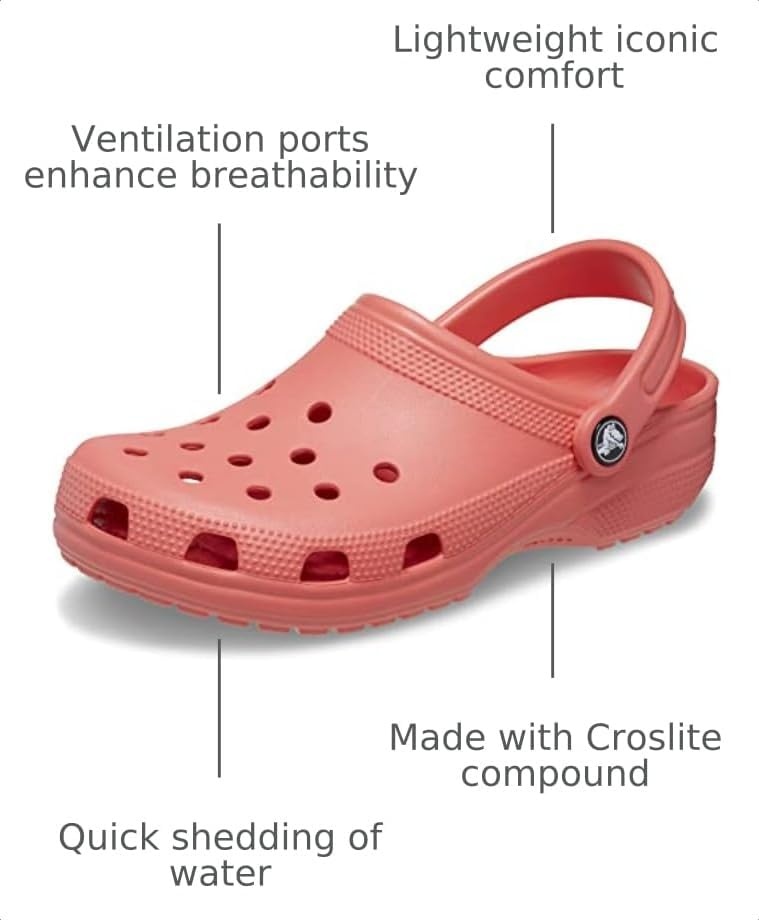 image:imageCrocs UnisexAdult Classic Clog Clogs for Women and MenNeon Watermelon
