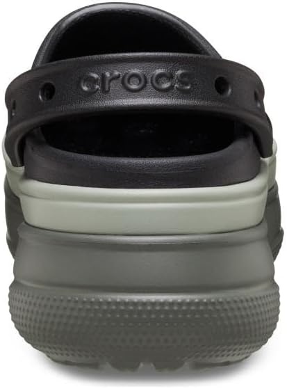 image:imageCrocs UnisexAdult Classic Stacked Clogs Platform Platform Casual ShoesBlack
