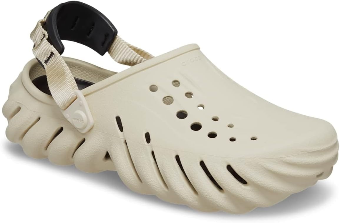 image:imageCrocs UnisexAdult Echo Clog Casual ShoesBoneBlack