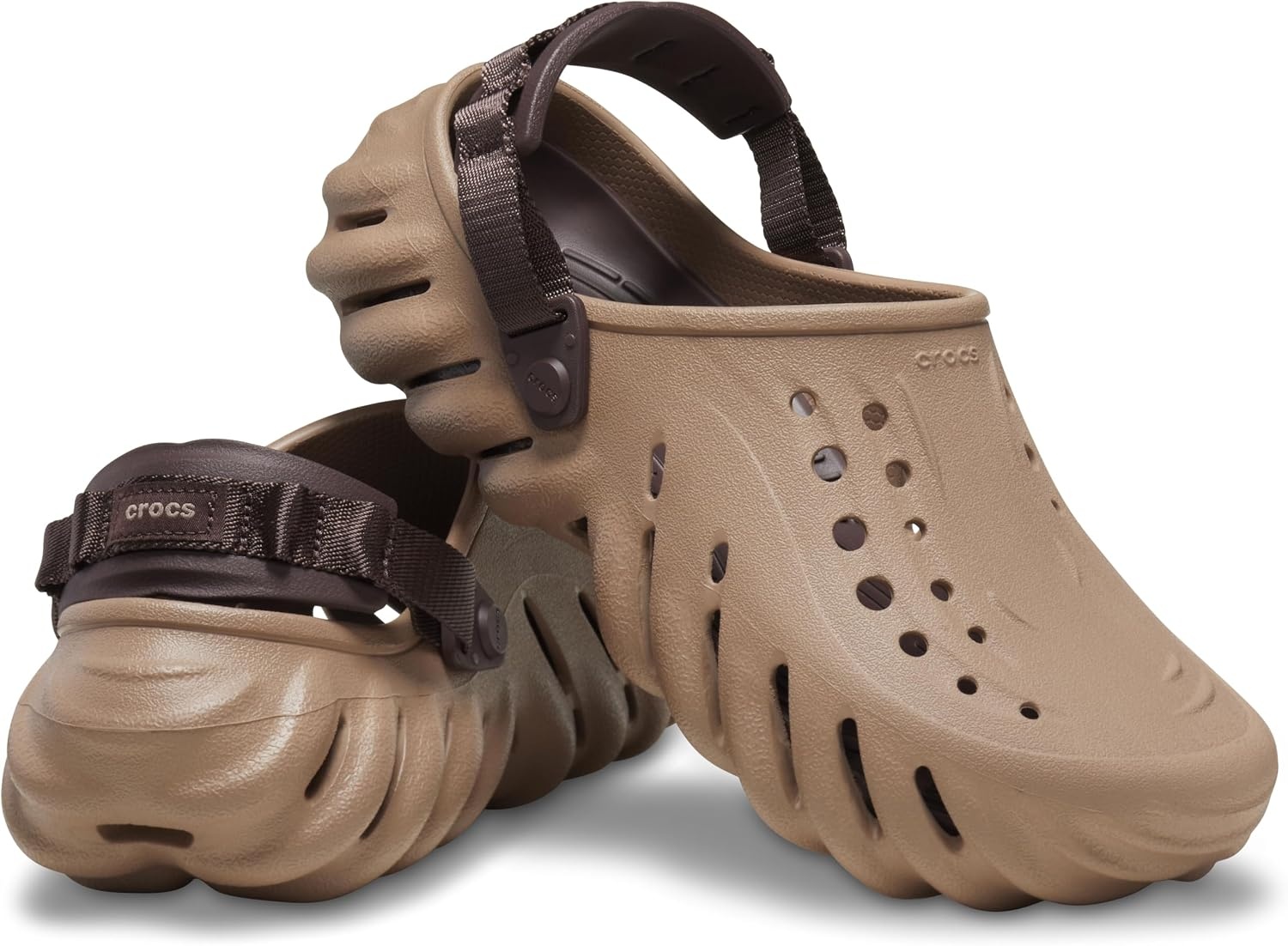image:imageCrocs UnisexAdult Echo Clog Casual ShoesLatte