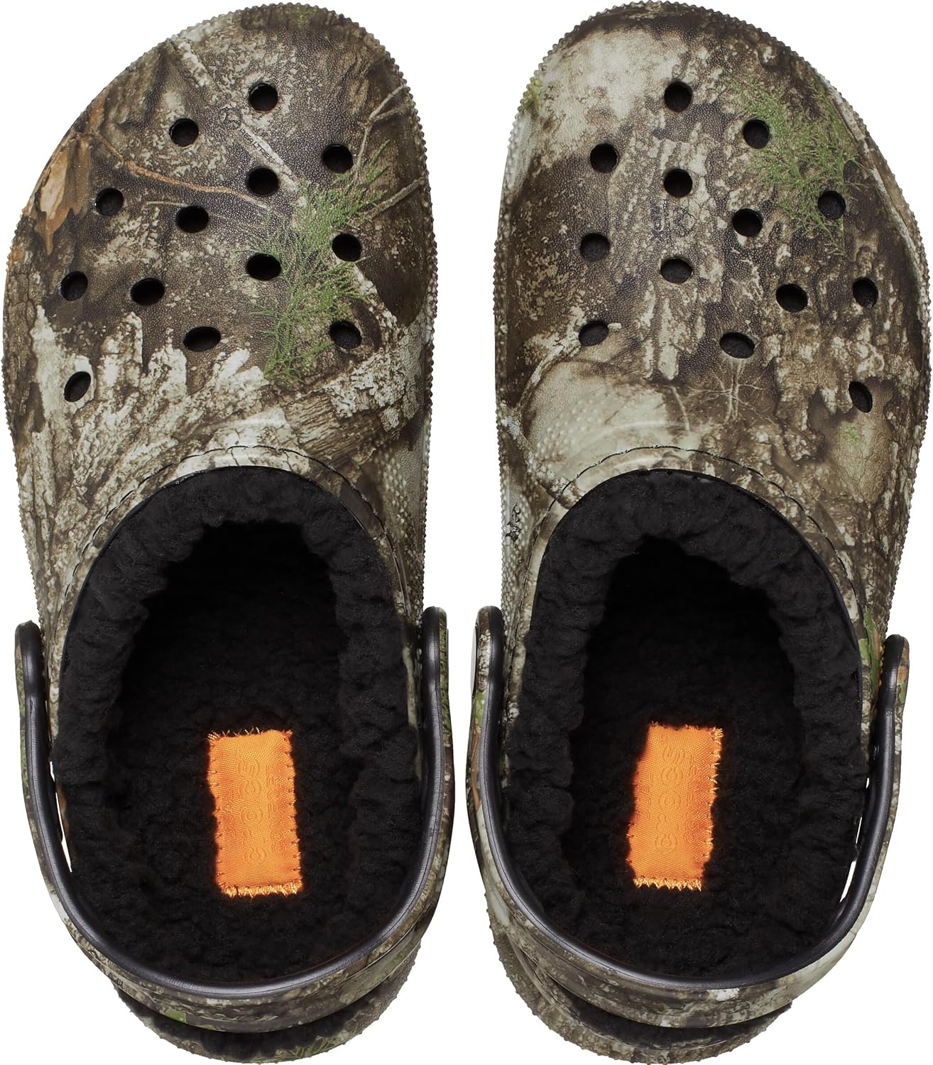 image:imageCrocs UnisexChild Classic Realtree Lined Clog Casual ShoesKhakiMulti