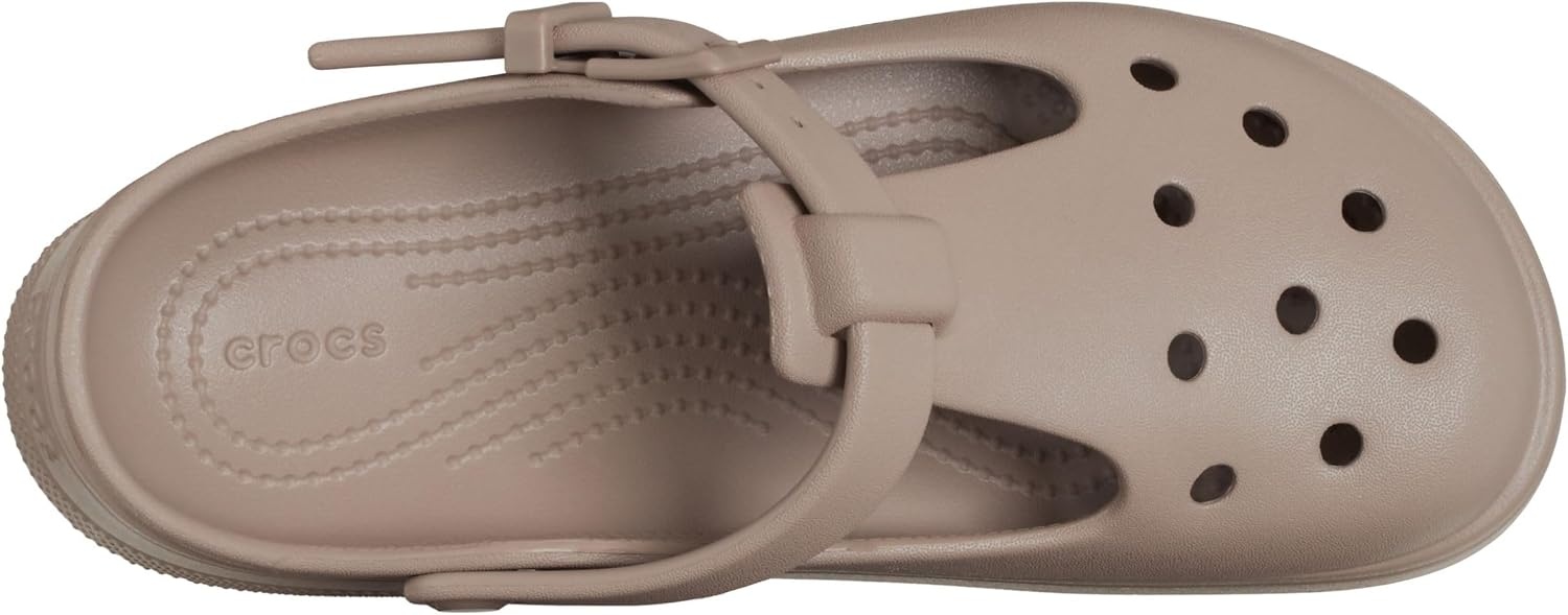 image:imageCrocs Womens Classic Mary Jane Clogs Casual ShoesTaupe