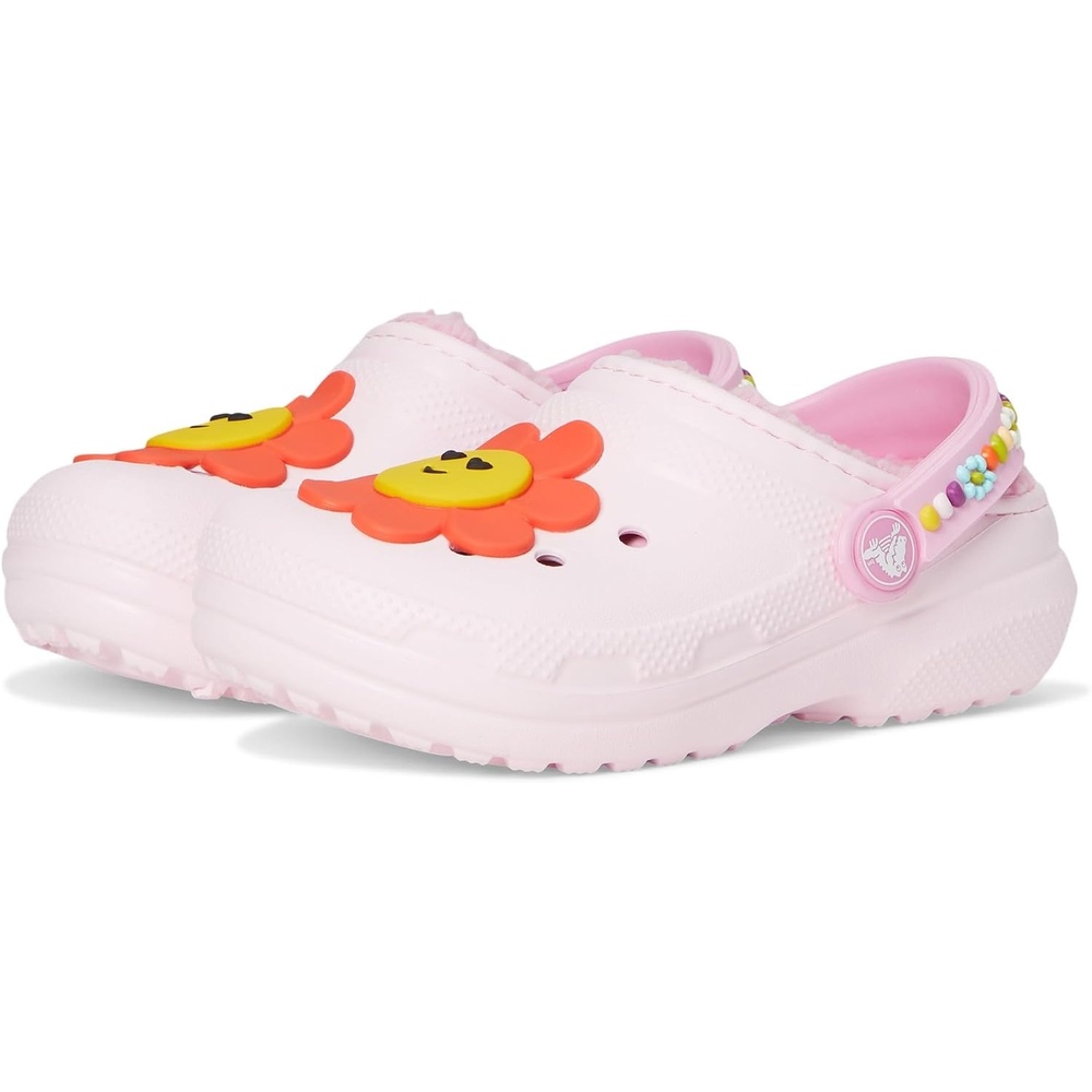 image:imageCrocs Kids Classic Lined I Am ClogsPink MilkDaisy