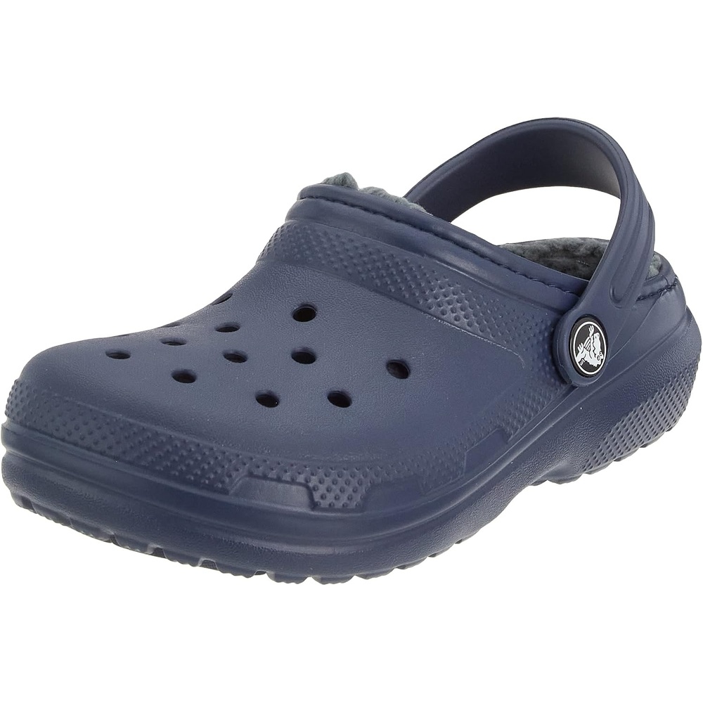 image:imageCrocs Kids Classic Lined Kids Clog  Casual ShoesNavyCharcoal