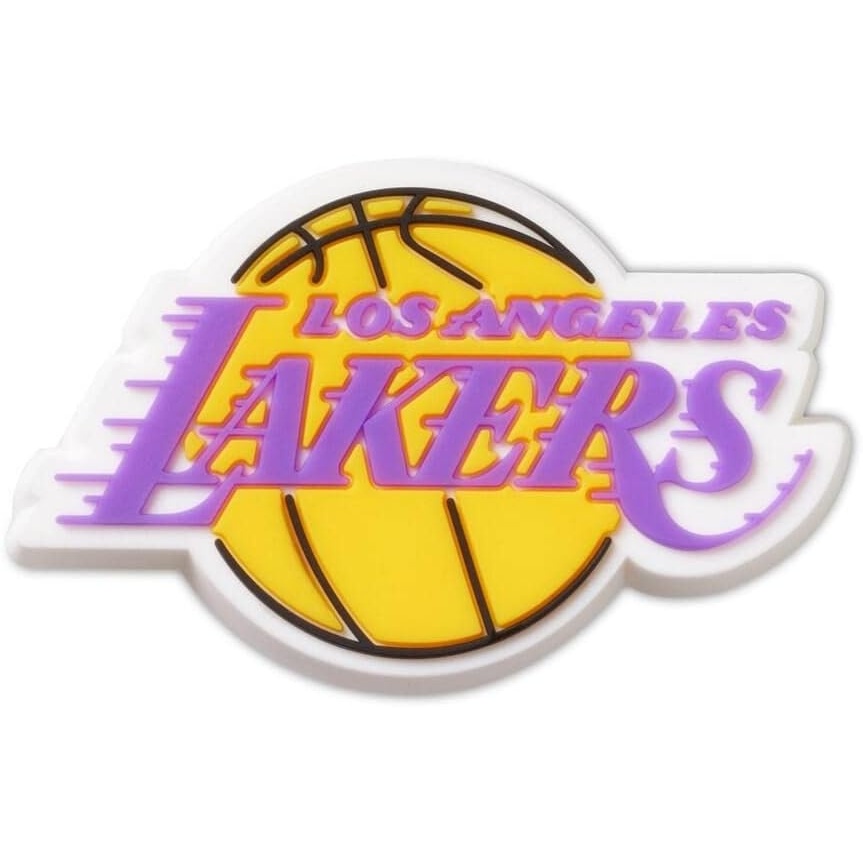 image:imageCrocs UnisexAdult Jibbitz Shoe Charms  NBA Basketball Team Shoe Charm Singles Sports Charms for Boys and GirlsLa Lakers Logo