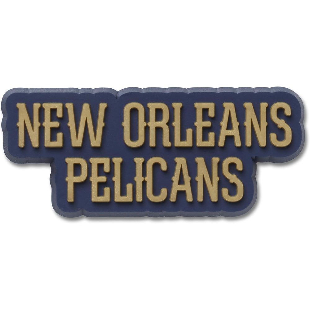 image:imageCrocs UnisexAdult Jibbitz Shoe Charms  NBA Basketball Team Shoe Charm Singles Sports Charms for Boys and GirlsNba New Orleans Pelicans
