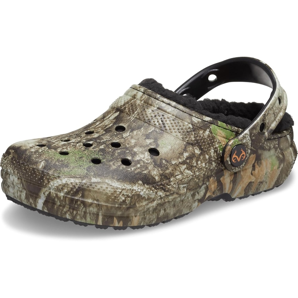 image:imageCrocs UnisexChild Classic Realtree Lined Clog  Casual ShoesKhakiMulti